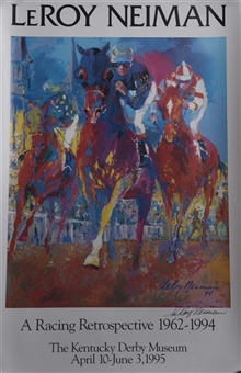 Lot of (40) LeRoy Neiman Signed Horse Racing Serigraphs & Lithographs